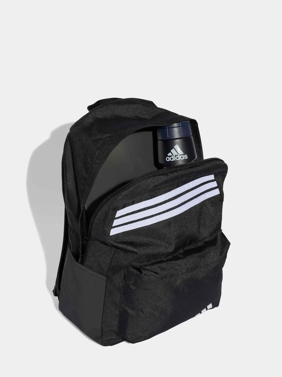 adidas Black 3 Stripe Pencil case & Backpack