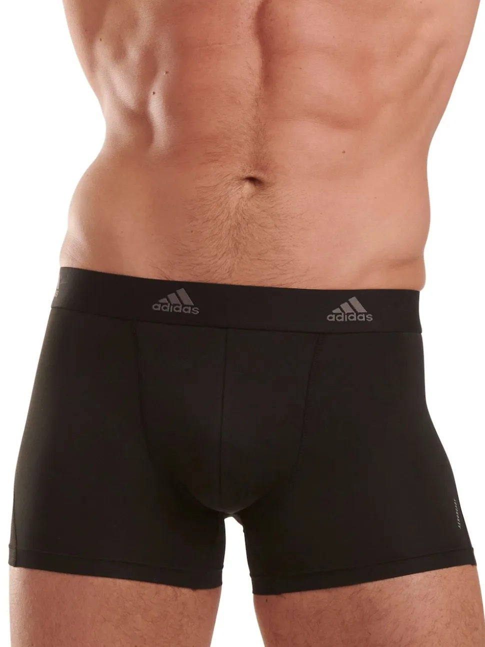 adidas Black Active Micro Flex Boxers 3 Pack