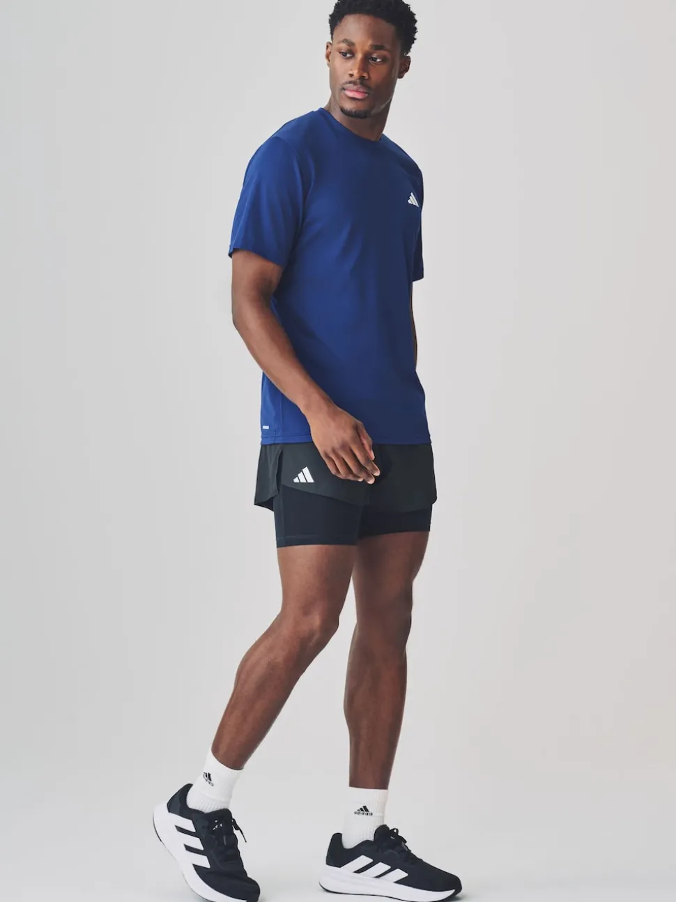 adidas Black Adizero Essential Running Shorts