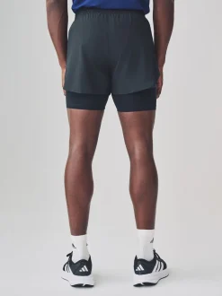 adidas Black Adizero Essential Running Shorts