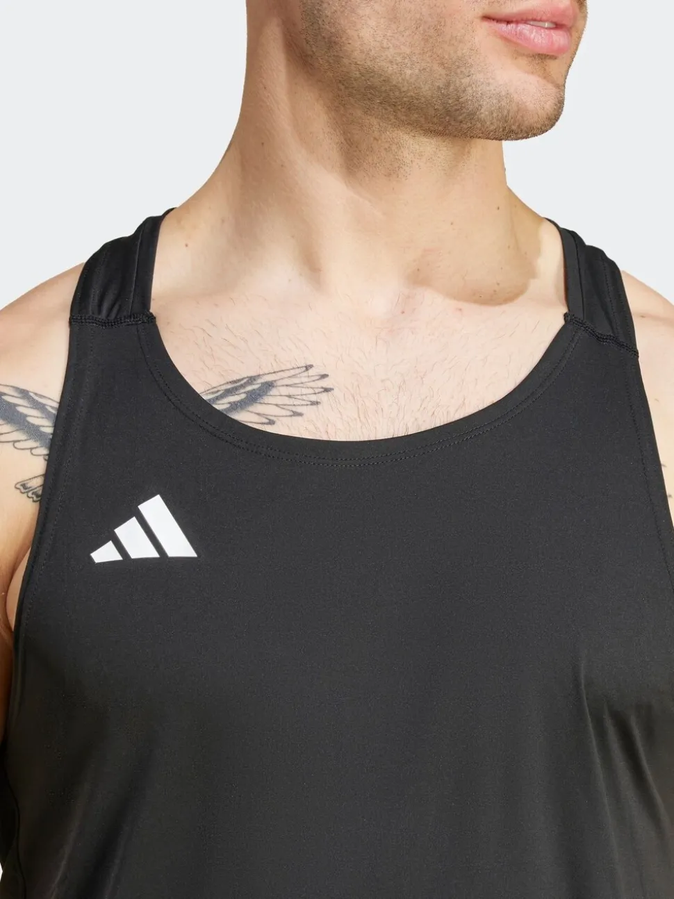 adidas Black Adizero Essentials Running Tank Top