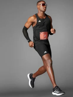 adidas Black Adizero Essentials Running Tank Top