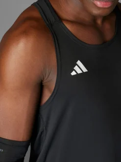 adidas Black Adizero Essentials Running Tank Top