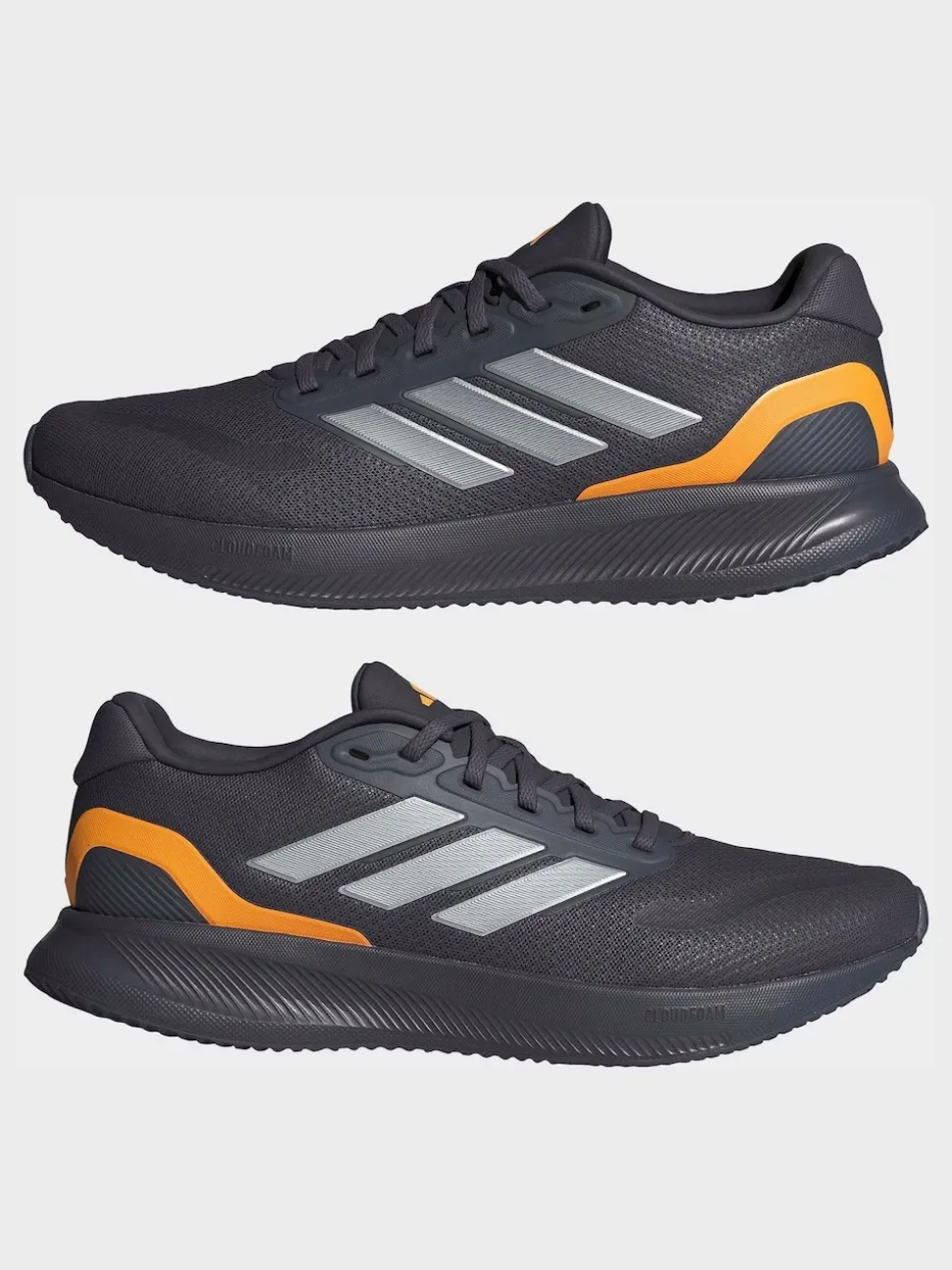 adidas Black Chrome Runfalcon 5 Running Trainers