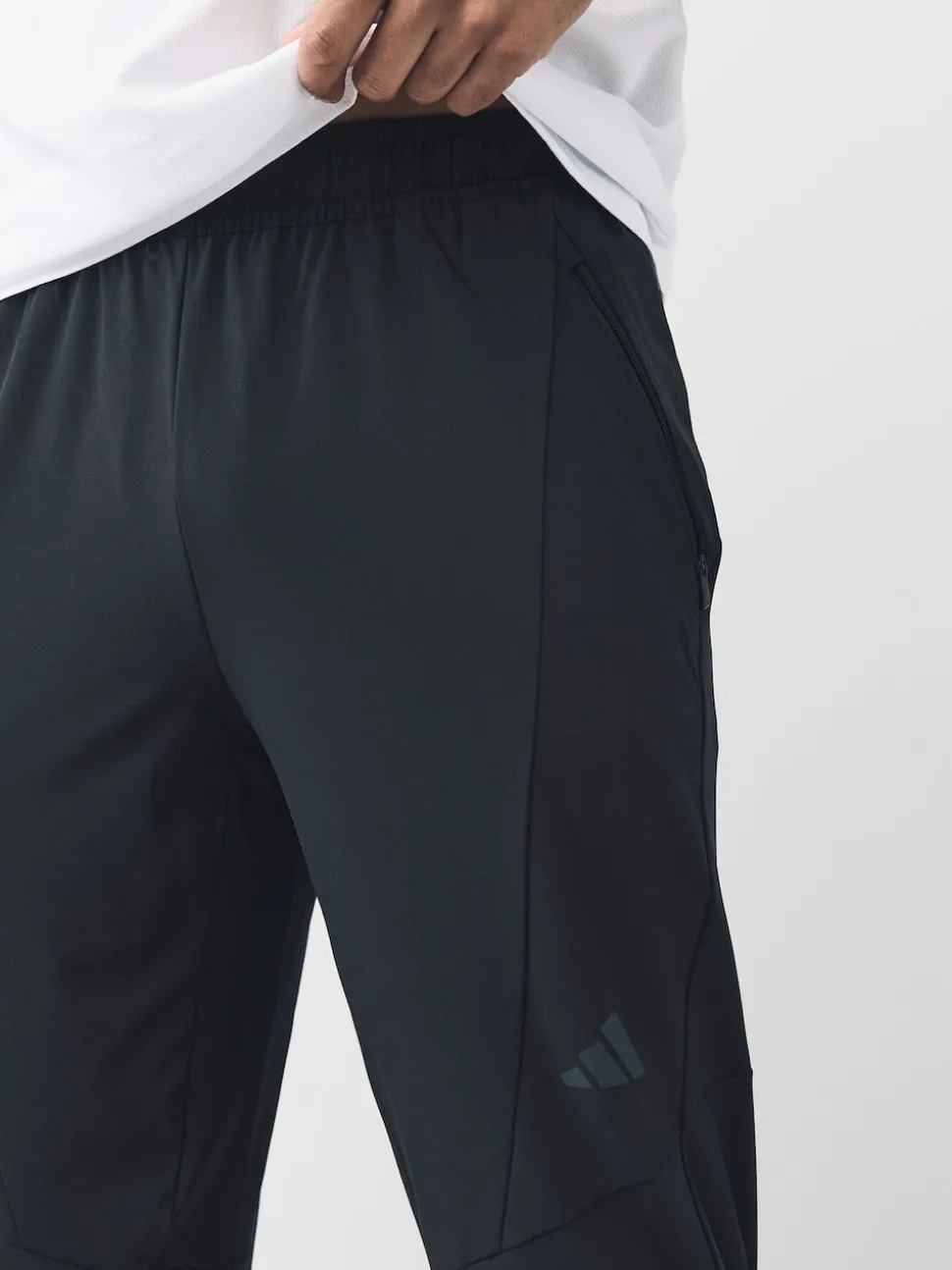 adidas Black Designed for Training Hybrid Joggers