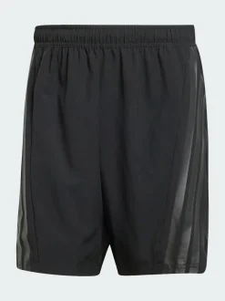 adidas Black Designed-for-Training 3-Stripes Shorts