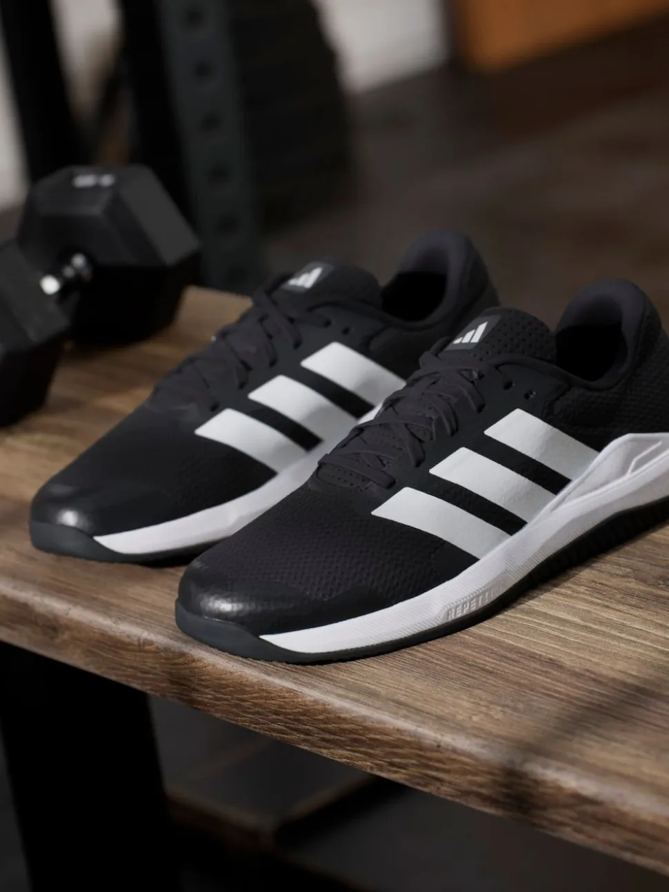 adidas Black Dropset Base Trainers