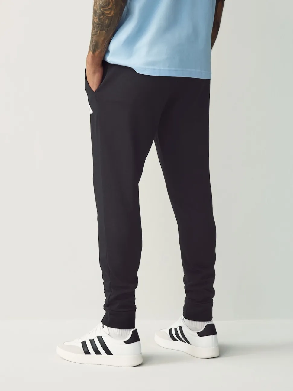 adidas Black Essentials Feelcozy Fleece Joggers