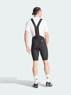 adidas Black Essentials 3-Stripes Padded Cycling Bib Shorts
