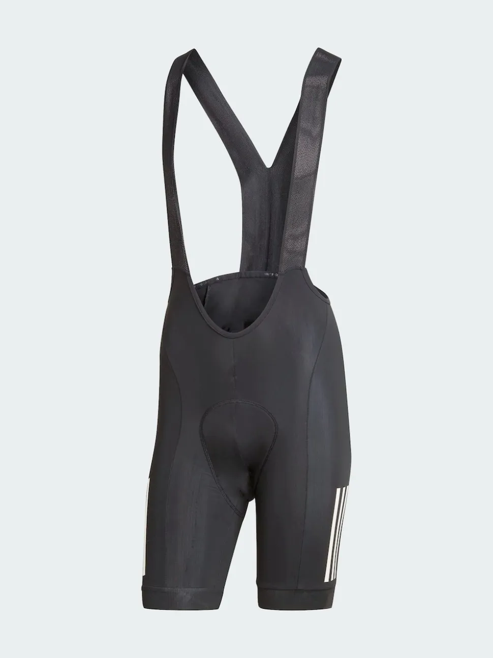 adidas Black Essentials 3-Stripes Padded Cycling Bib Shorts