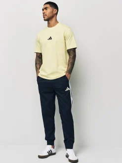 adidas Black Essentials 3-Stripes Woven Joggers