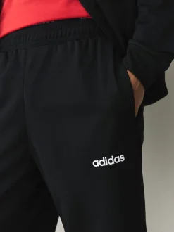 adidas Black Ground Linear Tracksuit