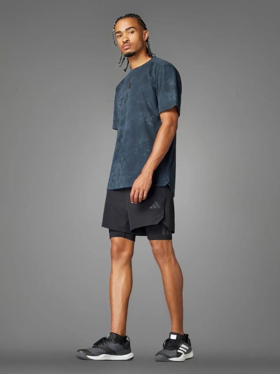 adidas Black 2-in-1 Shorts