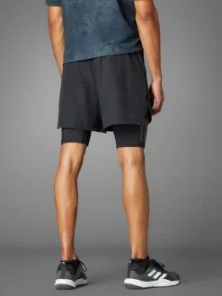 adidas Black 2-in-1 Shorts