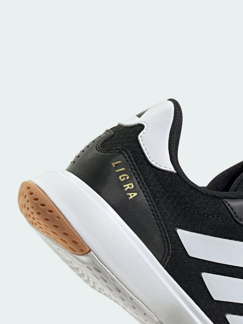 adidas Black Ligra 8 Indoor Shoes