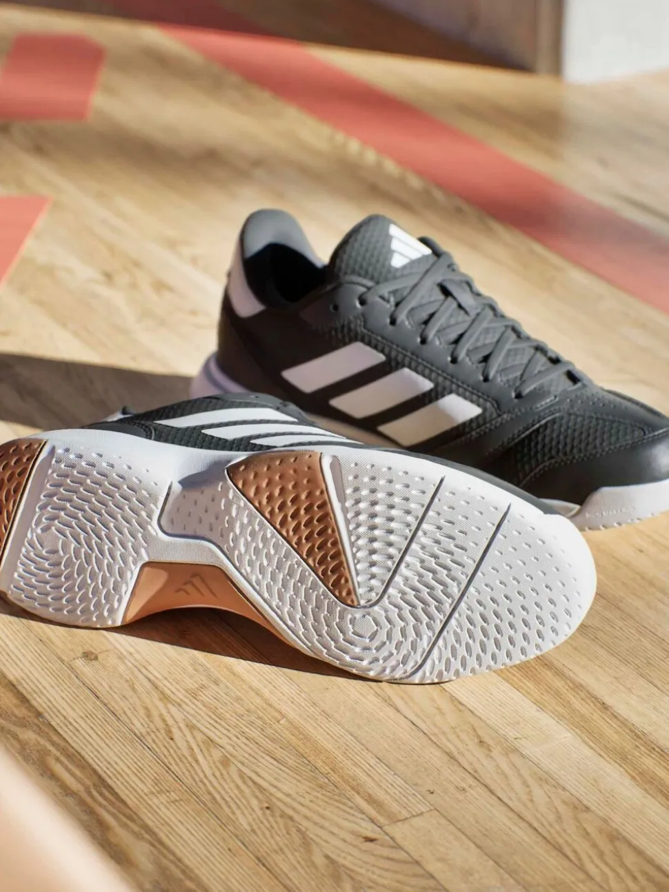 adidas Black Ligra 8 Indoor Shoes