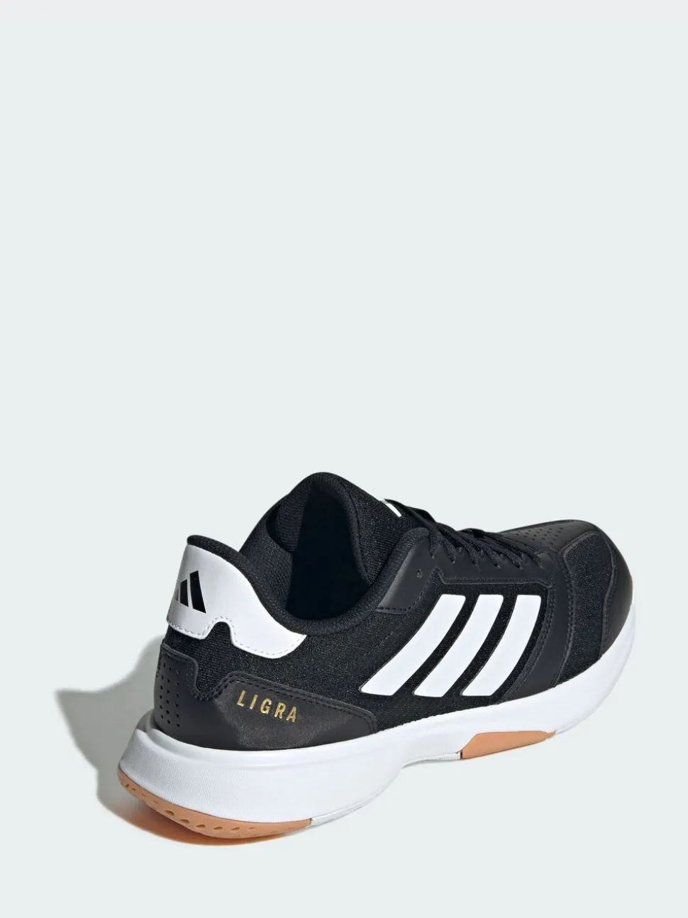 adidas Black Ligra 8 Indoor Shoes