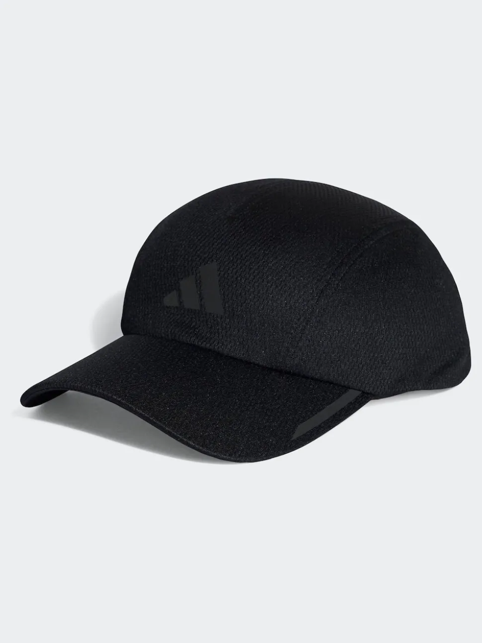 adidas Black Performance Running Aeroready Four-Panel Mesh Cap