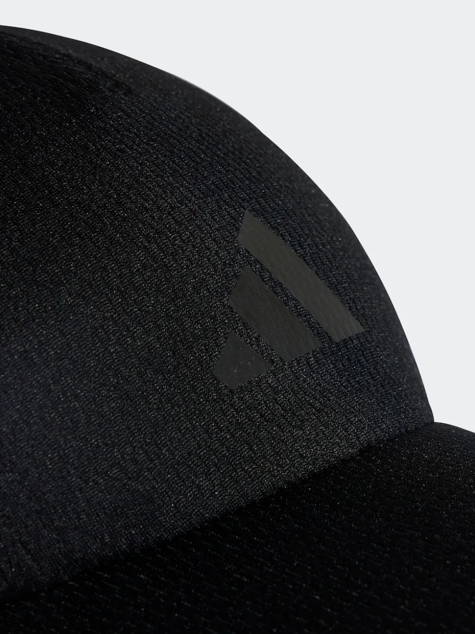 adidas Black Performance Running Aeroready Four-Panel Mesh Cap