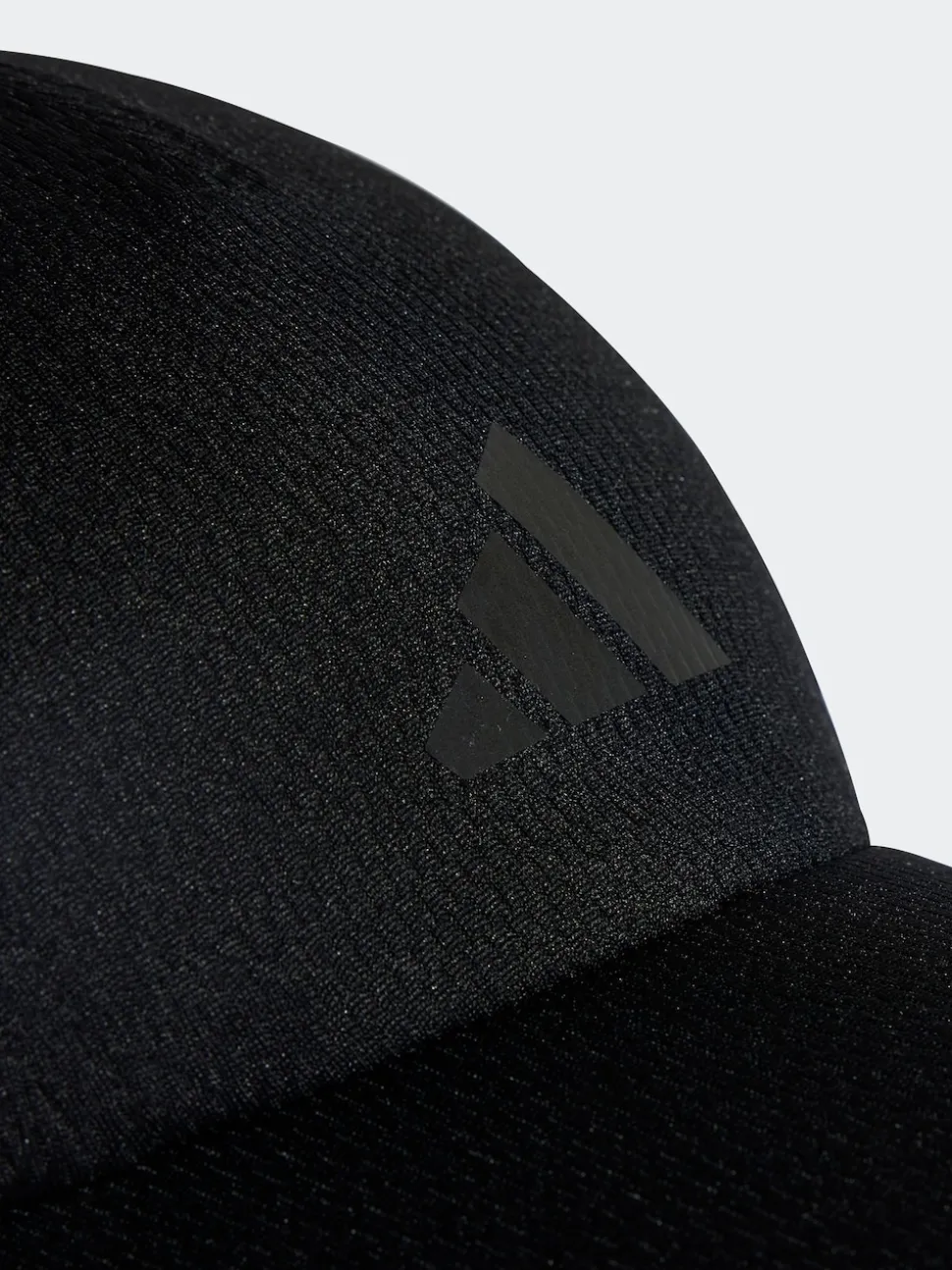 adidas Black Performance Running Aeroready Four-Panel Mesh Cap
