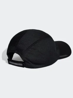 adidas Black Performance Running Aeroready Four-Panel Mesh Cap