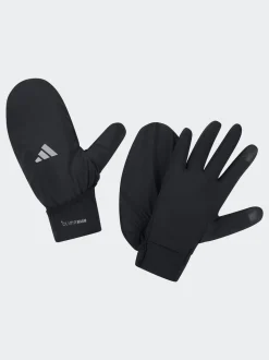 adidas Black Run Gloves Conv