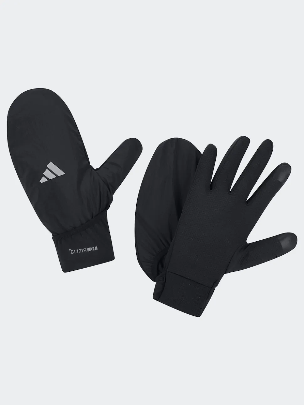 adidas Black Run Gloves Conv