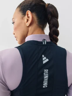 adidas Black Run Vest