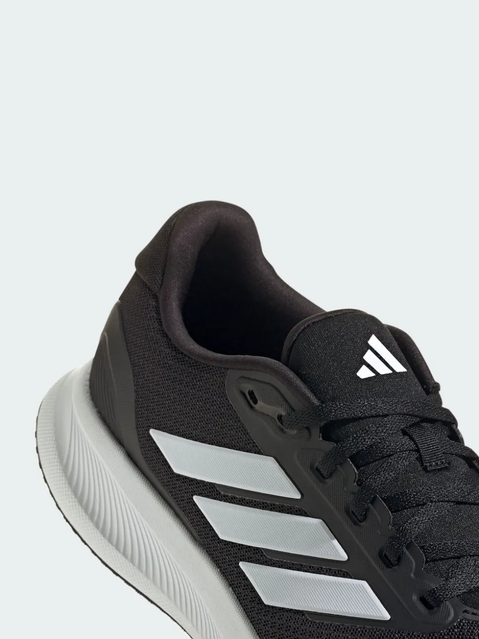 adidas Black Runfalcon 5 Wide Running Shoes