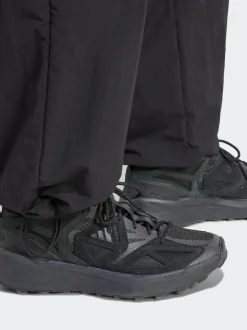 adidas Black Small Essential Logo Woven Open Hem Joggers