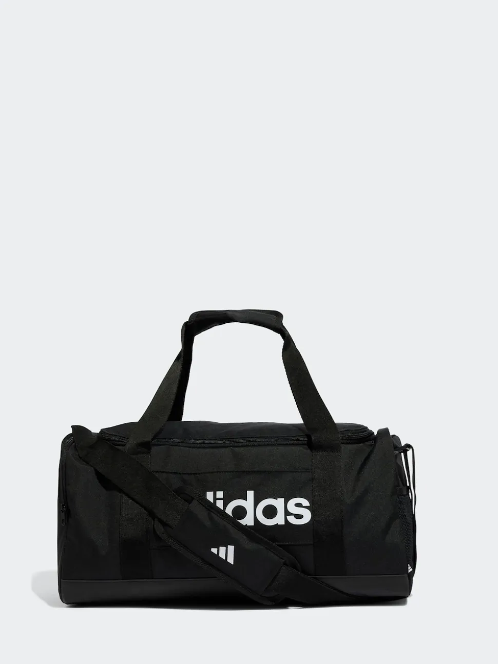 adidas Black Small Linear Duffel Bag