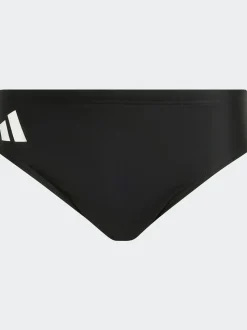 adidas Black Solid Swim Trunks