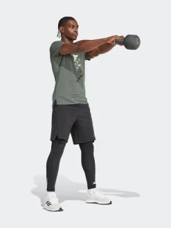 adidas Black TECHFIT Compression Training Long Tights