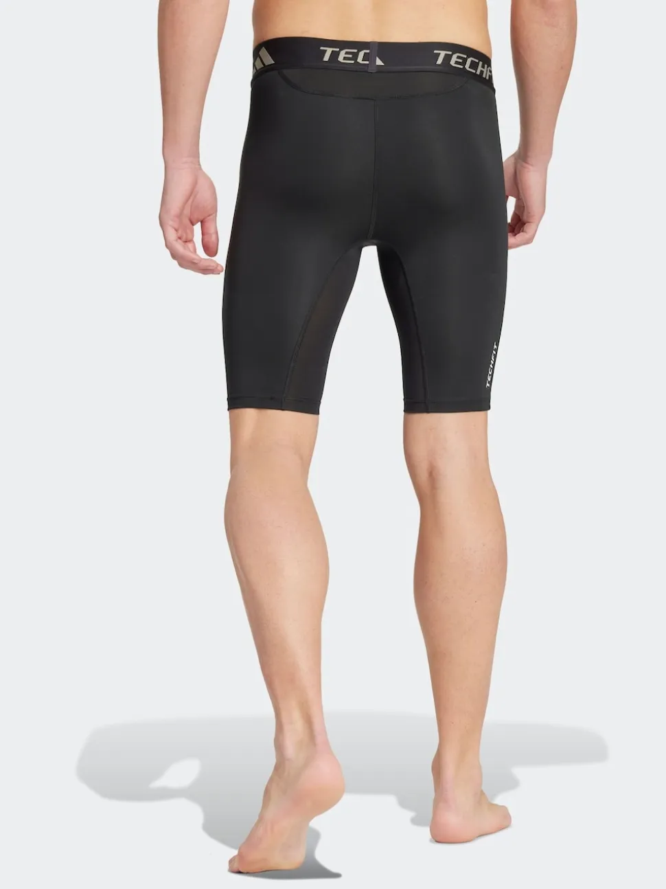 adidas Black TECHFIT Compression Training Short Tights