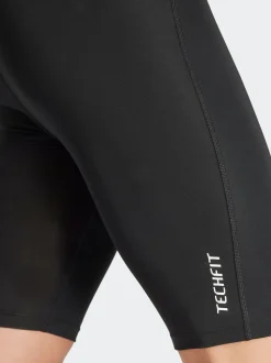 adidas Black TECHFIT Compression Training Short Tights