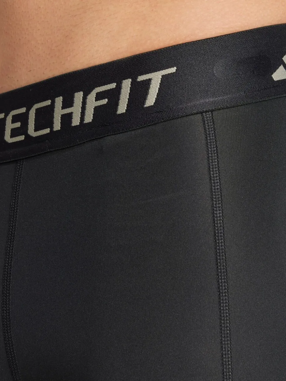 adidas Black TECHFIT Compression Training Short Tights