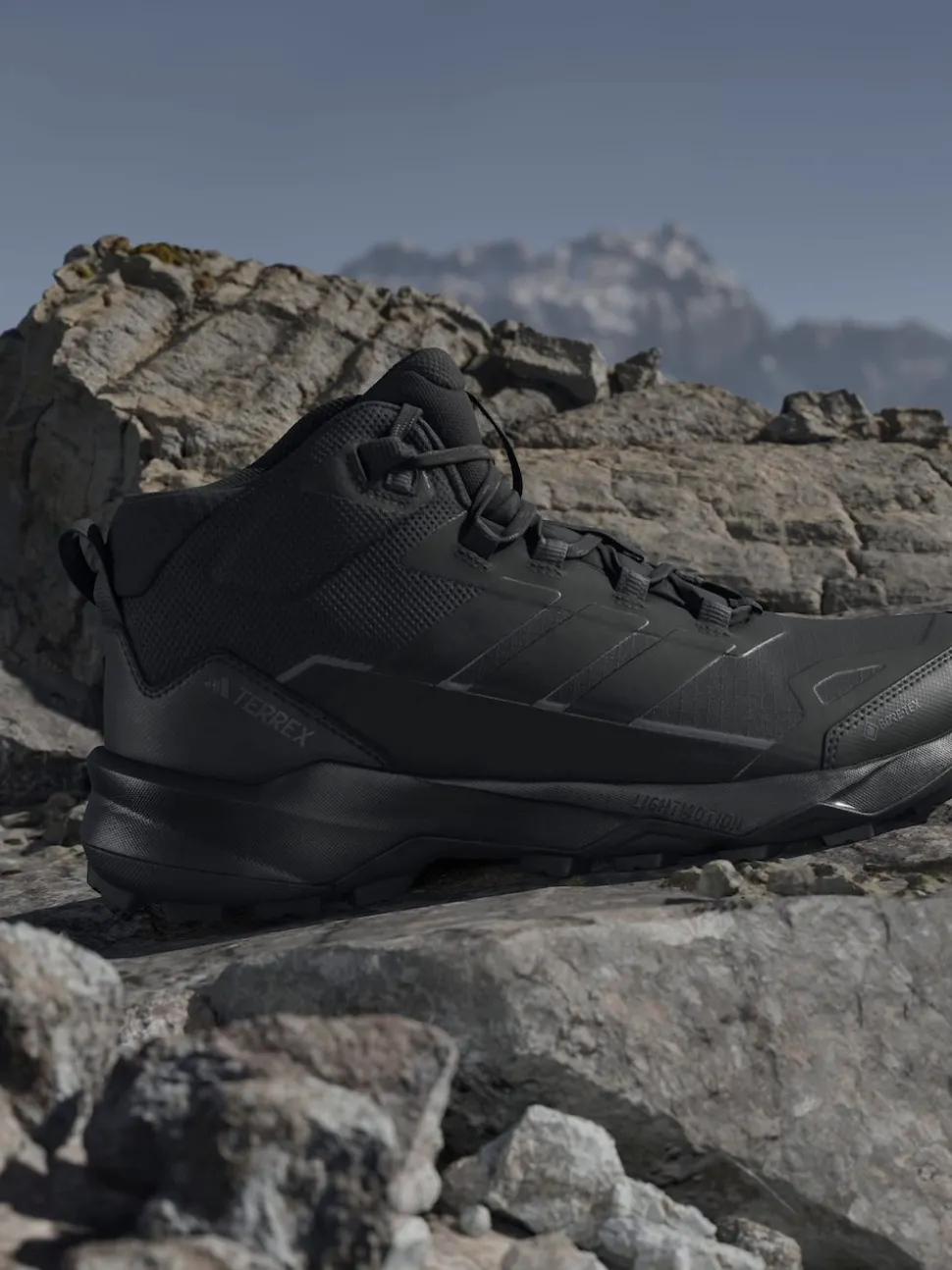 adidas Black Terrex Skychaser AX5 Mid GORE-TEX Hiking Trainers