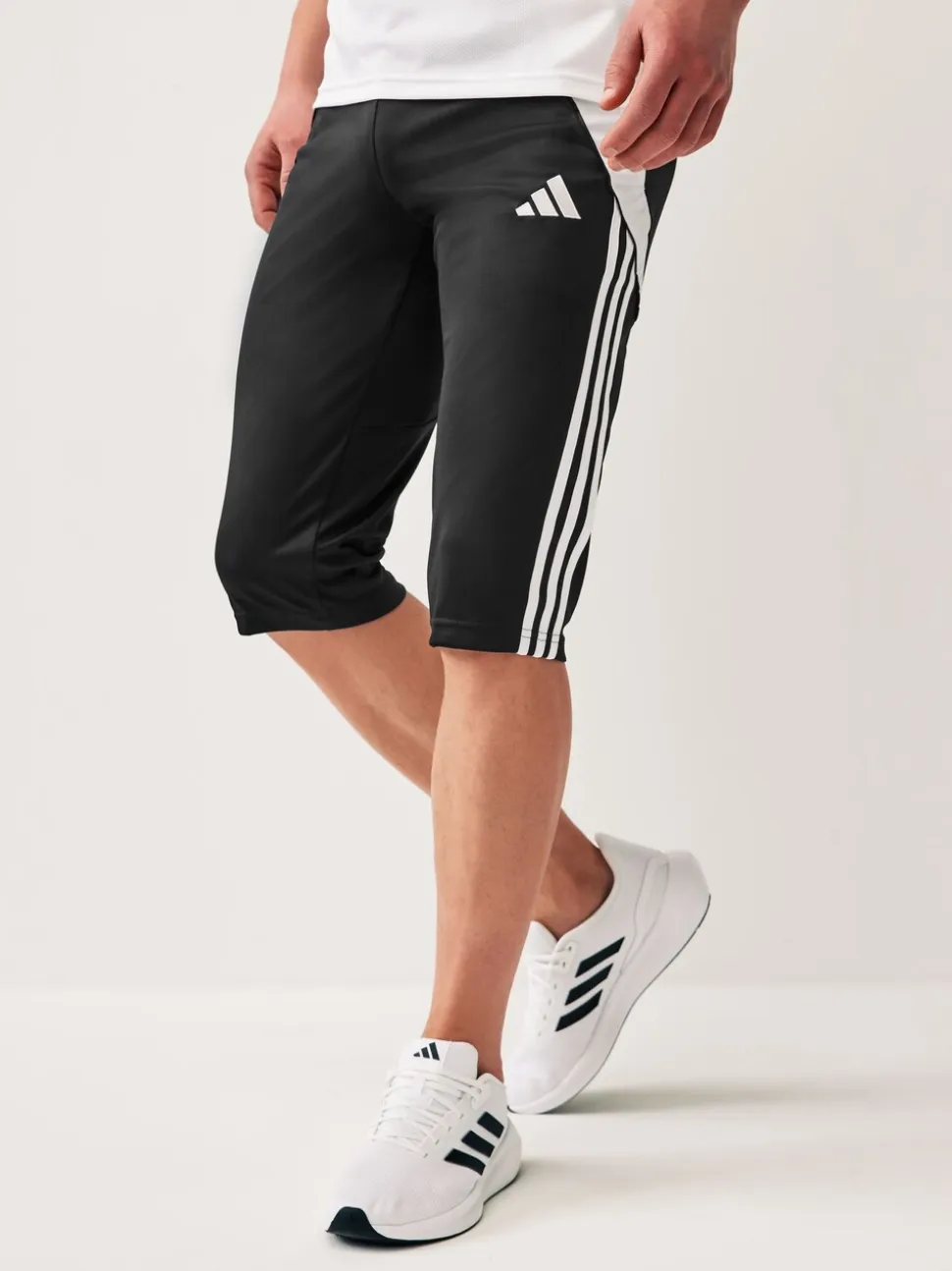 adidas Black Tiro 24 3/4 Joggers