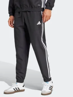 adidas Black Tiro 25 Essentials Woven Tracksuit Joggers