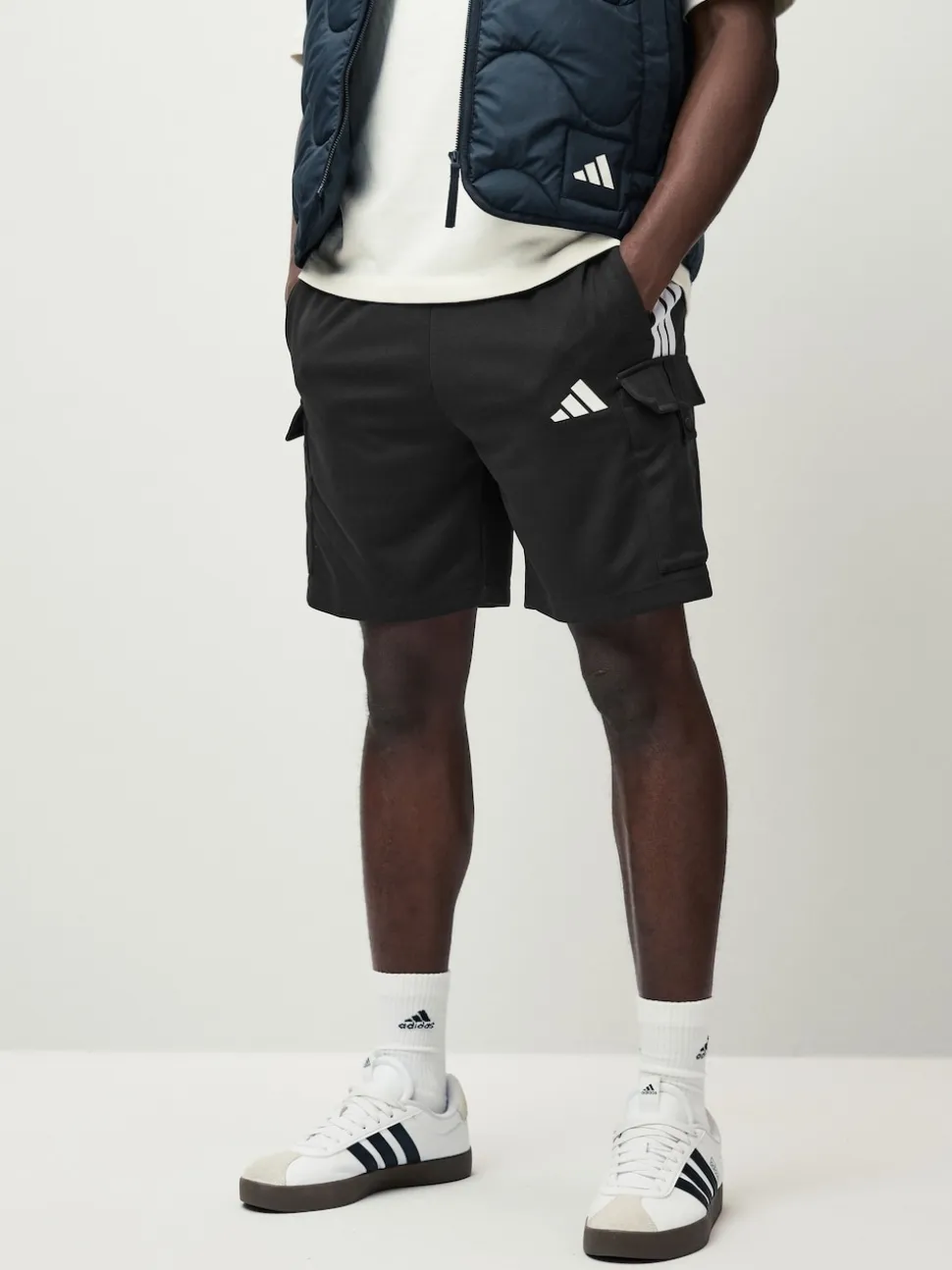 adidas Black Tiro Cargo Shorts