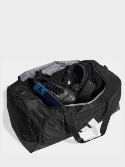 adidas Black Training Defender Large Duffle Bag