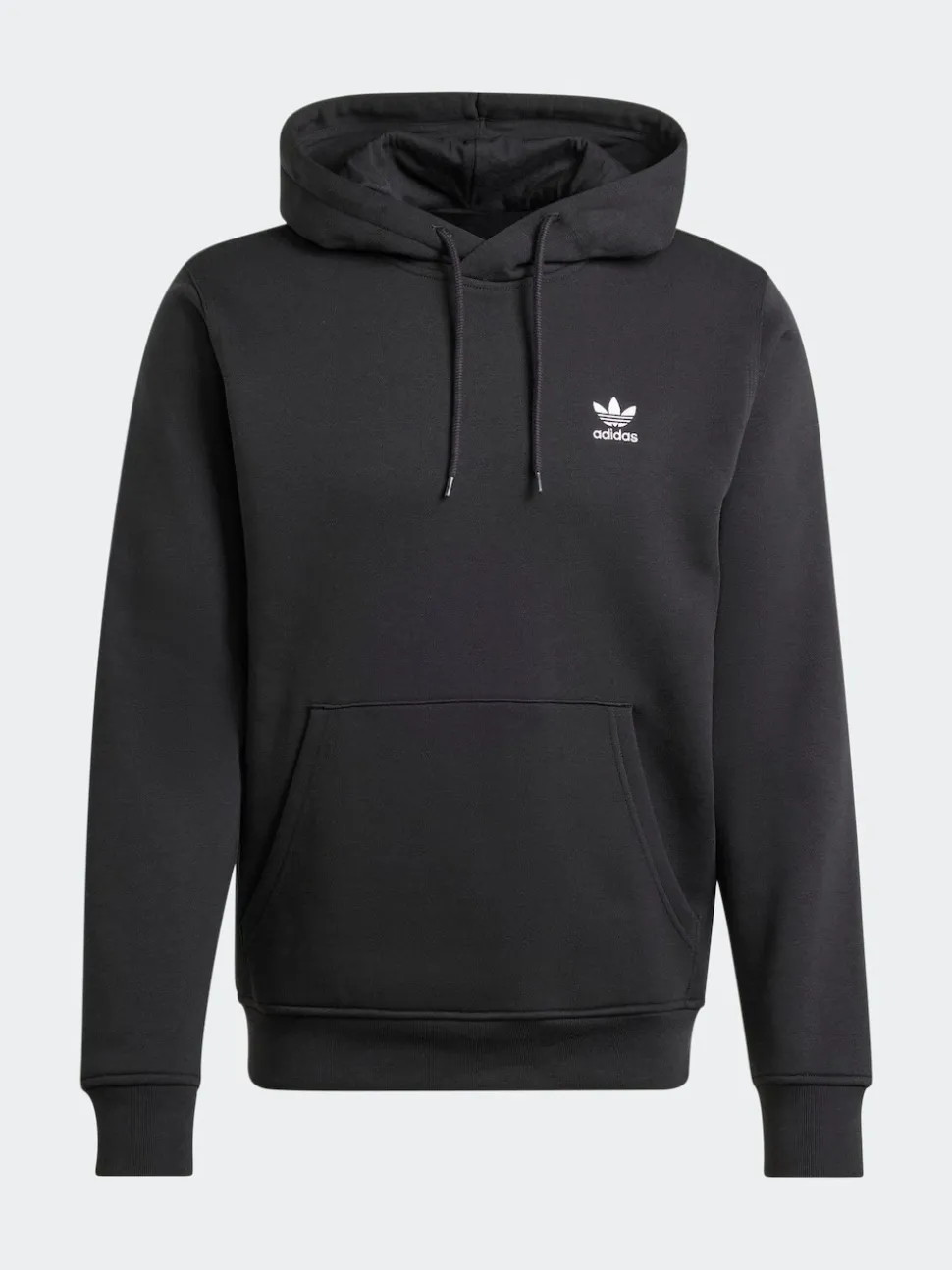 adidas Black Trefoil Essentials Hoodie