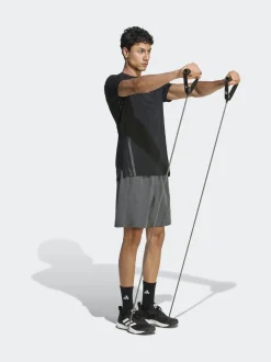 adidas Black Workout Essentials Base Melange Woven Shorts