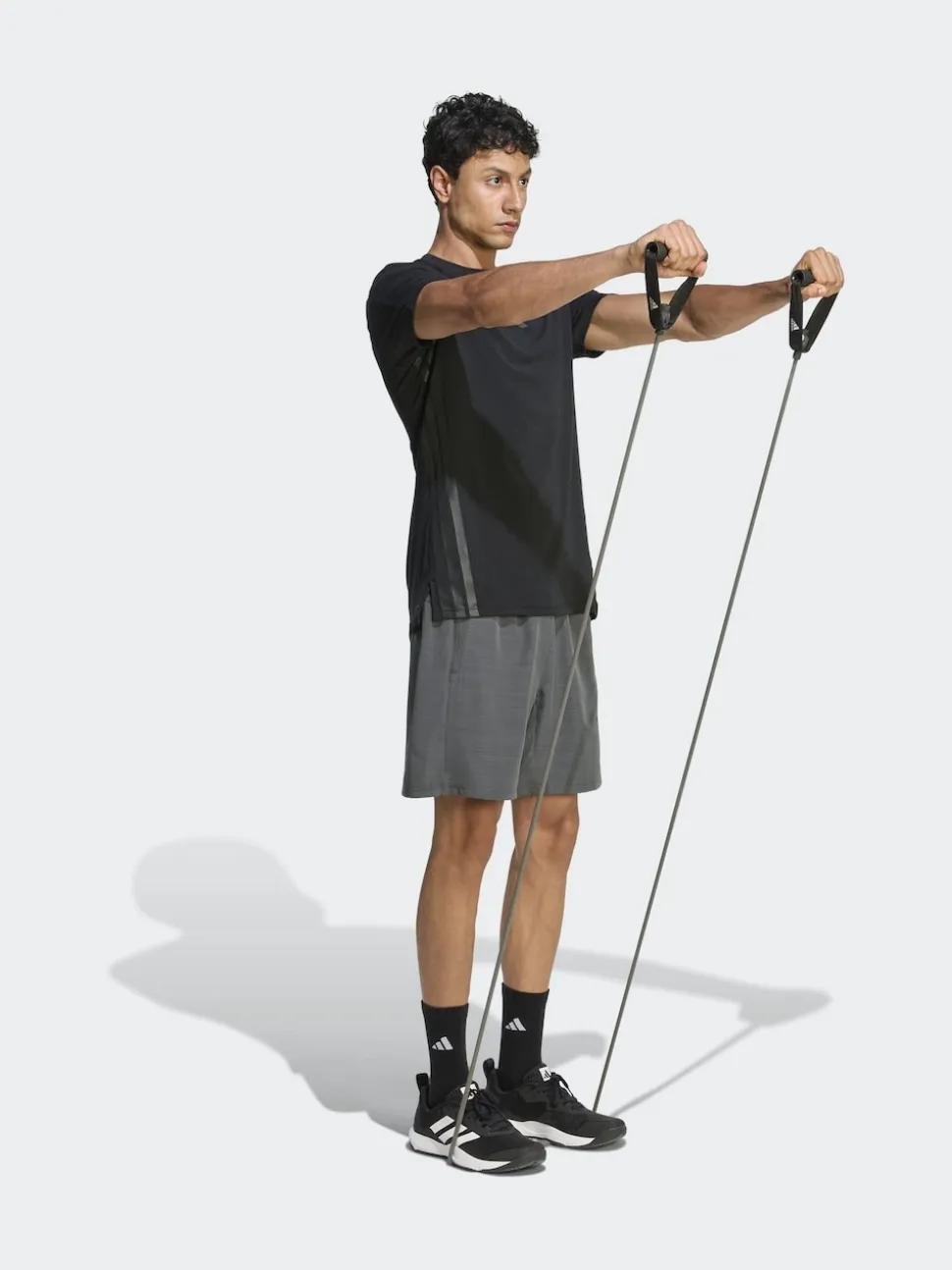 adidas Black Workout Essentials Base Melange Woven Shorts