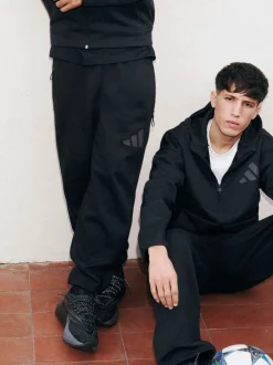 adidas Black Z.N.E. Open-Hem Joggers