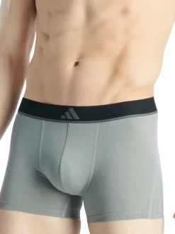 adidas Black/Grey Active Mirco Flex Co Trunks 3 pack