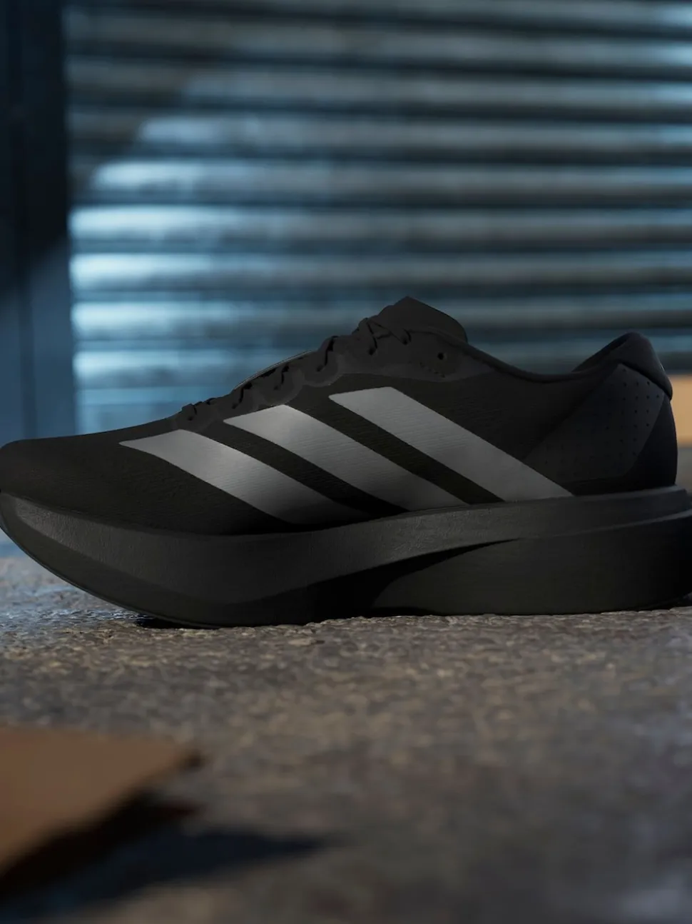 adidas Black/Grey Adizero EVO SL Trainers