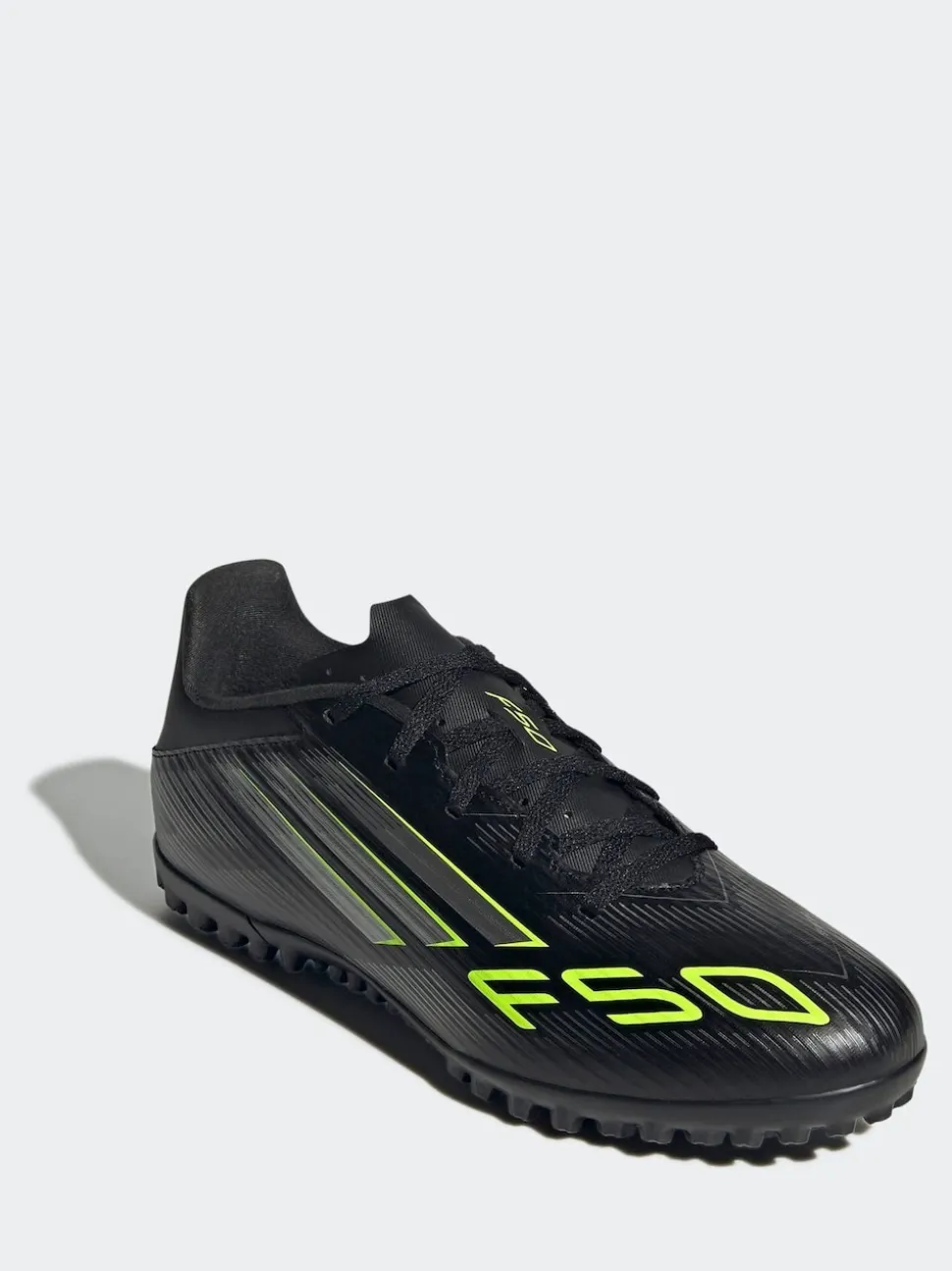 adidas Black/Grey Adult F50 Club Turf Boots