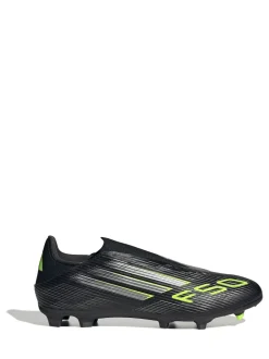 adidas Black/Grey Adult F50 League Laceless Firm/Multi Ground Boots
