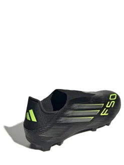 adidas Black/Grey Adult F50 League Laceless Firm/Multi Ground Boots